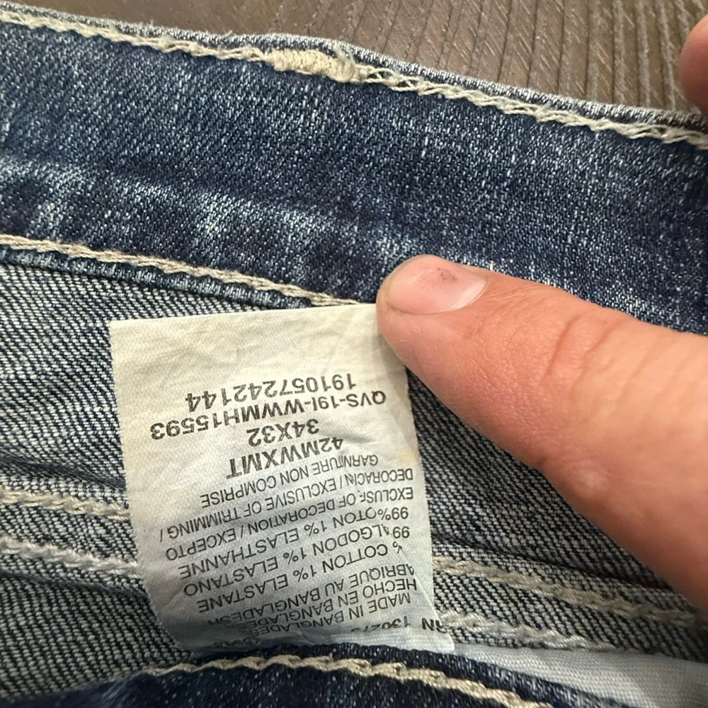 Wrangler 20X Men's Blue Denim Jeans with Back Pocket Stitching - Picture 5 of 5
